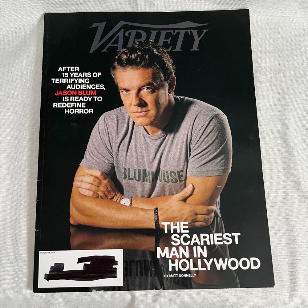 Variety Magazine Trio Featuring Jason Blum Laika Behind-The-Scenes & Toni Braxto - Picture 2 of 4